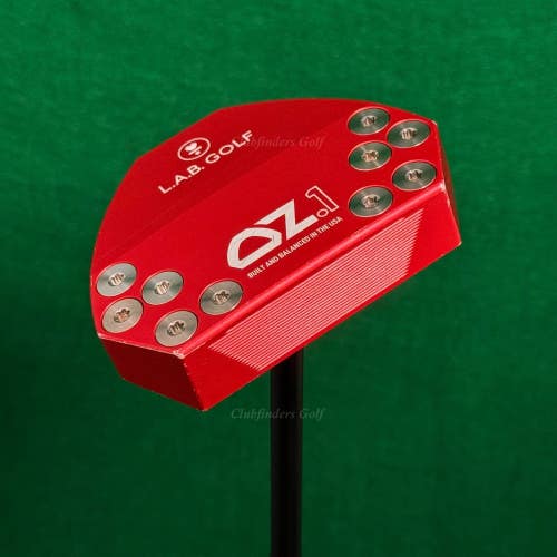 LAB Golf 2025 OZ.1 Custom Red 33" Putter LAB Matte Black Premium w/ HC