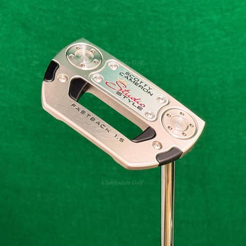 Scotty Cameron Studio Style 2025 Fastback 1.5 34" Putter Golf Club Titleist w/HC