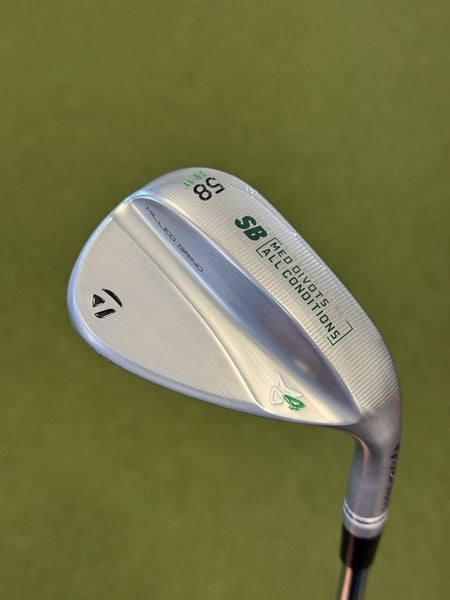 TaylorMade MG4 Chrome SB 58* Lob Wedge Steel 58-11 Mint