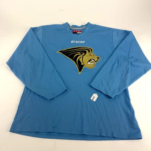 Used Baby Blue Lindenwood CCM Practice Jersey | Large | E240