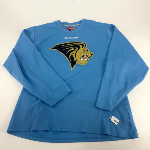 Used Baby Blue Lindenwood CCM Practice Jersey | Large | E241