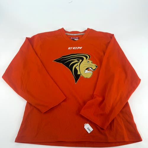 Used Orange Lindenwood CCM Practice Jersey | Medium | E257