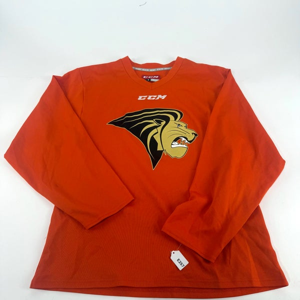 Used Orange Lindenwood CCM Practice Jersey | Medium | E257