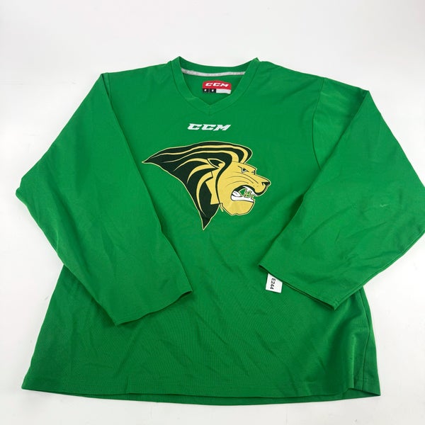 Used Green Lindenwood CCM Practice Jersey | Medium | E244