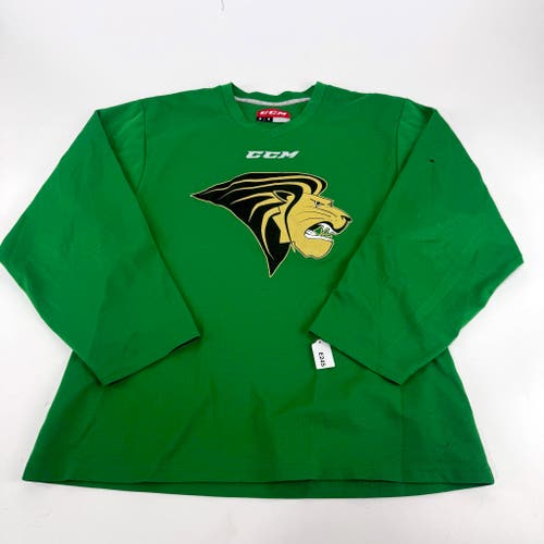 Used Green Lindenwood CCM Practice Jersey | Medium | E245