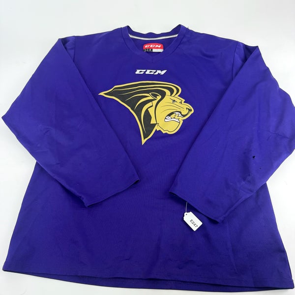 Used Purple Lindenwood CCM Practice Jersey | Large | E247