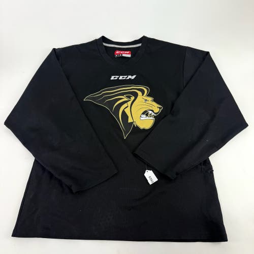 Used Black Lindenwood CCM Practice Jersey | Medium | E253