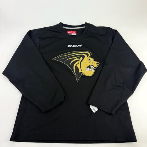 Used Black Lindenwood CCM Practice Jersey | Medium | E255