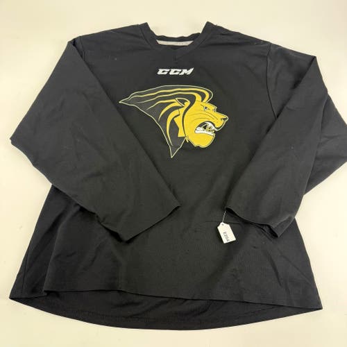 Used Black Lindenwood CCM Practice Jersey | Large | E254