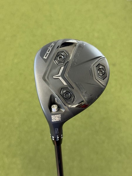 LH Cobra DS Adapt LS 3 Wood 14.5 Left Handed Denali Black 70g 6.5 X-Stiff Flex