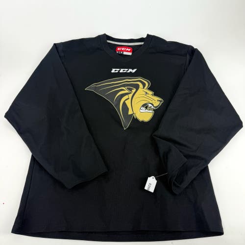 Used Black Lindenwood CCM Practice Jersey | Medium | E256
