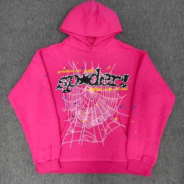 Spider Worldwide Men's Pink Hoodie, Size Medium (Will Accept Offer)