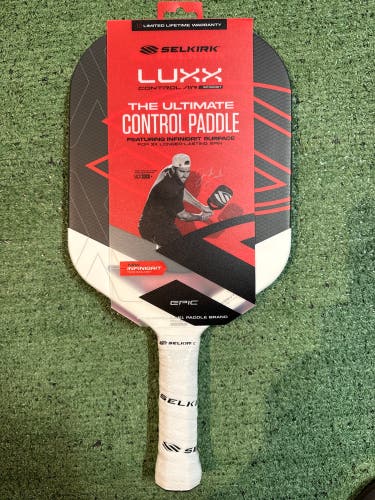 Selkirk Jack Sock Epic Luxx Control Air INFINIGRIT Pickleball Paddle Brand New!