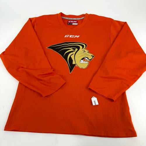 Used Orange Lindenwood CCM Practice Jersey | Medium | E259