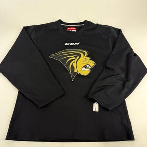 Used Black Lindenwood CCM Practice Jersey | Medium | E252