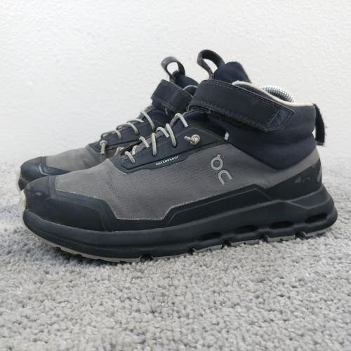 On Cloud Kids Cloud Hero Mid Waterproof Hiking Shoes Boys Size 2.5 Sneaker Black