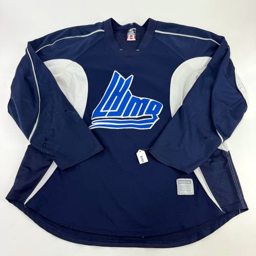 Used Navy CCM MIC QMJHL Practice Jersey | Size 56 | E181