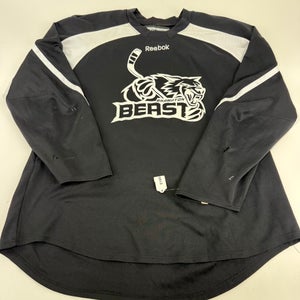 Used Black Reebok Brampton Beasts Practice Jersey | XXL | E180