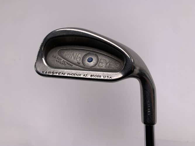 Ping Eye 2 Single 7 Iron Blue Dot 1* Up Karsten ZZ-Lite Regular Steel Mens RH
