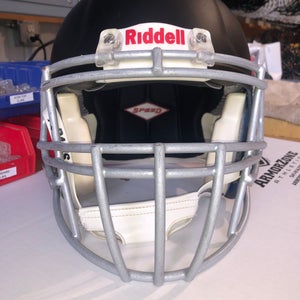 USED RIDDELL SPEED ADULT HELMET - LARGE - FLAT BLACK