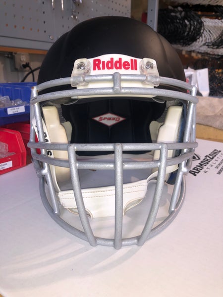 USED RIDDELL SPEED ADULT HELMET - LARGE - FLAT BLACK