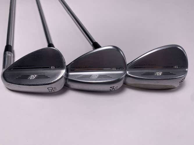 Titleist Vokey SM9 Tour Chrome Wedge Set 50* 8 | 54* 10 | 58* 8 Wedge Steel RH