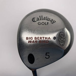 Callaway Big Bertha Warbird 5 Fairway Wood 18* RCH 96 Regular Graphite Mens LH