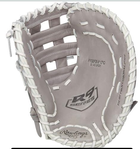 Rawlings R9 RH First Base Softball Glove 12.5" (New)