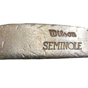 Wilson Seminole Napa Blade Putter RH Steel 35 Inches Nice Vintage Leather Grip