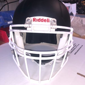 USED RIDDELL SPEED ADULT HELMET - LARGE - FLAT BLACK