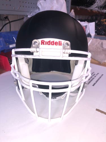 USED RIDDELL SPEED ADULT HELMET - LARGE - FLAT BLACK