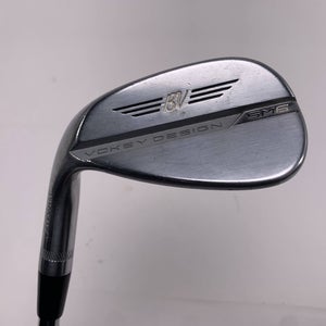 Titleist Vokey SM8 Tour Chrome Wedge 46* 10 Bounce F-Grind Wedge Steel Mens LH
