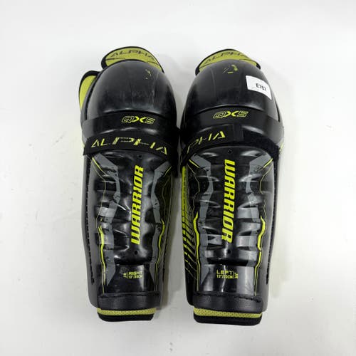 Used Warrior Alpha QX5 Shin Guards | 13"