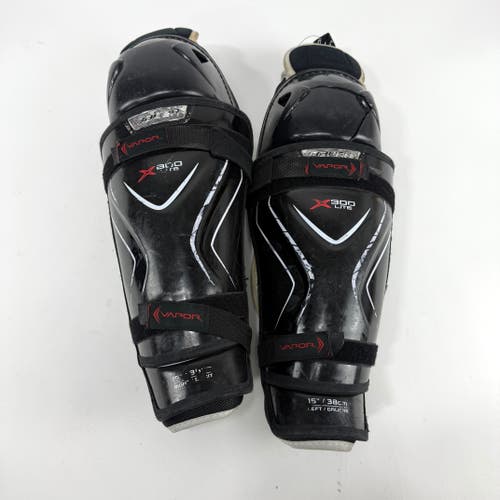 Used Bauer Vapor X800 Lite Shin Guards | 15" | K285
