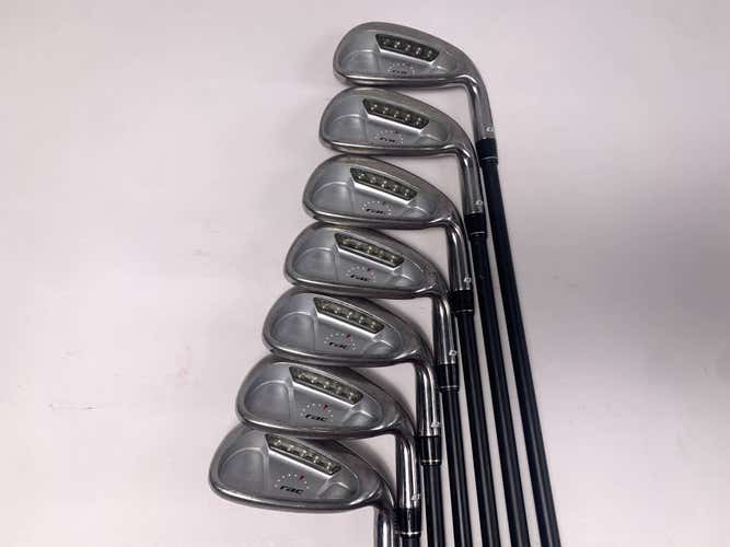 TaylorMade Rac OS Iron Set 4-PW Ultralite Regular Graphite Mens RH