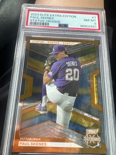 Paul skenes  numbered rookie card