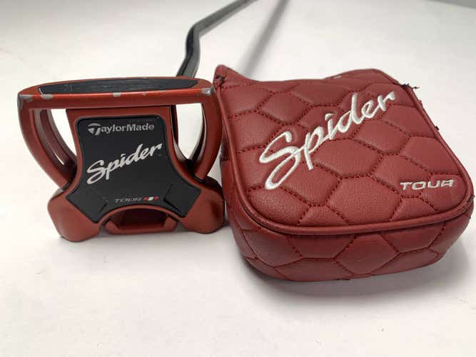 TaylorMade Spider Tour Red Putter 33" SuperStroke Pistol GTR 1.0 Mens RH HC