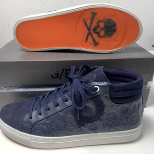 G/Fore Debossed Chukka Street Shoes Blue Men's SZ 10.5 (G4MS22F13)