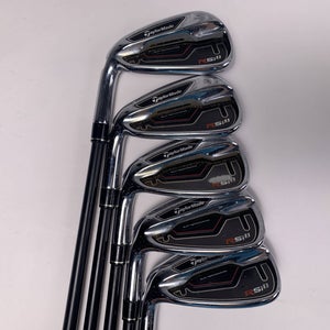 TaylorMade RSi 1 Iron Set 6-PW REAX 65g Regular Graphite Mens LH