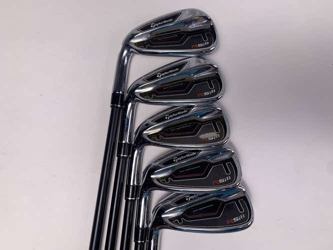 TaylorMade RSi 1 Iron Set 6-PW REAX 65g Regular Graphite Mens LH