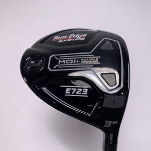 Tour Edge Exotics E723 3 Fairway Wood 15* Fujikura Air Speeder R3 35g Ladies RH