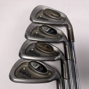 Ping i3 Blade Iron Set 7-PW White Dot 3* Up Cushin JZ Regular Steel Mens RH