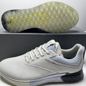 ECCO S-Three Waterproof Golf Shoes White Men's SZ 8-8.5 (102944 60613)