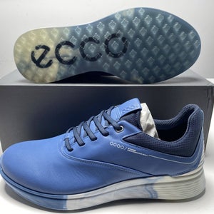 ECCO S-Three Waterproof Golf Shoes Blue Men's SZ 9-9.5 (102944 60614)