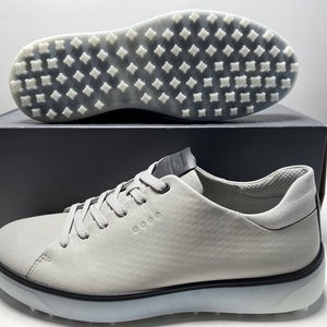ECCO Tray Waterproof Golf Shoes Grey Men's SZ 9-9.5 (100304 57719)
