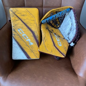 Arizona state university ncaa CCM EFlex 6 glove and blocker