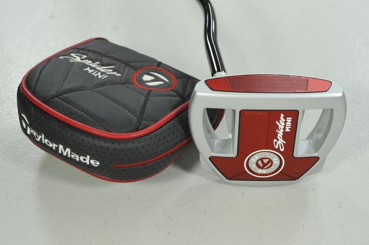 LEFT HANDED TaylorMade Spider Mini Diamond 34" Putter Steel with Cover  #204345