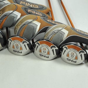 Ping G10 9* Driver, 14*,15.5*,18.5* Fairway Woods, 21* Hybrid Set Stiff #204271