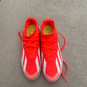 Red Unisex Size M 7.5 (W 8.5) Adult Adidas Pureboost Shoes (Used)