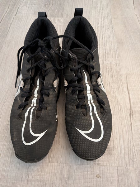 Nike Alpha Menace 3 Shark Football Cleat Black CV0582-001 Men's Size 9.5